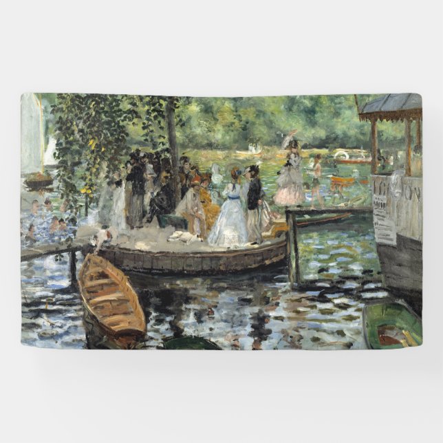 Banderoles Pierre-Auguste Renoir - La Grenouillère (Horizontal)