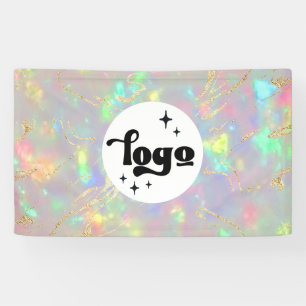 Banderoles pierre cristal opale