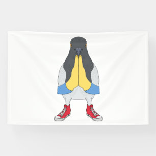 Banderoles Pigeon avec chaussures