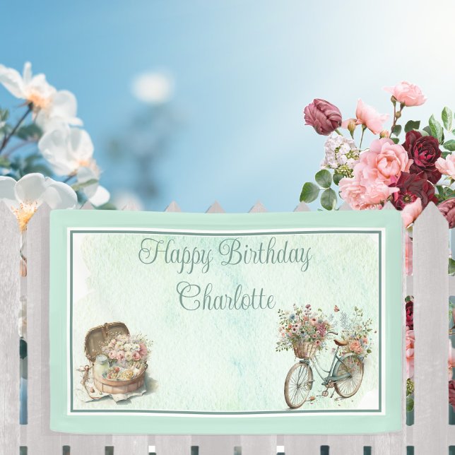 Banderoles Pique-nique dans le Parc Floral Adulte Anniversair (Créateur téléchargé)