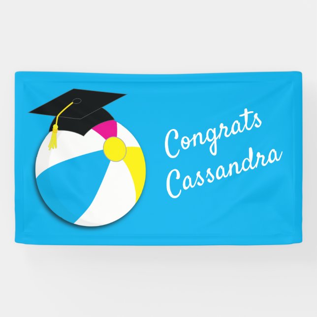 Banderoles Piscine Party Beach Ball (Horizontal)