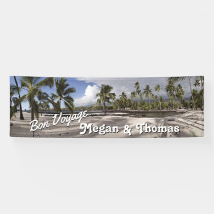 Banderoles Pittoresque Hawaii Beach Voyage Bon Voyage Se Dépl