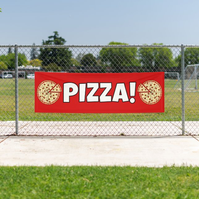 Banderoles Pizza ! (En situation)