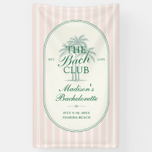 Banderoles Plage aux palmiers Club de Bachelorette Week-end