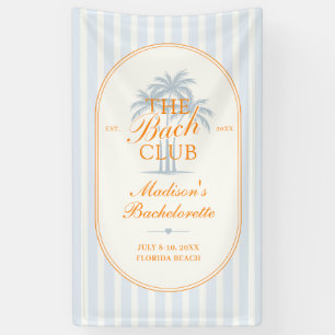 Banderoles Plage aux palmiers Club de Bachelorette Week-end