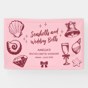Banderoles Plage Bachelorette Fête Coquillages Mariages