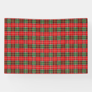 Banderoles Plaid de Noël traditionnel