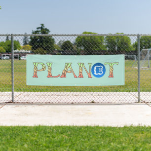 Banderoles Plante pour notre planète