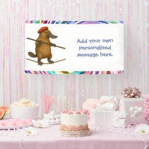 Banderoles Platon ornithorynque funambule