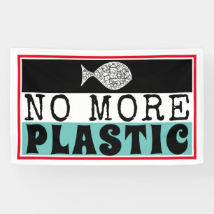 Banderoles Poisson en plastique, changement climatique