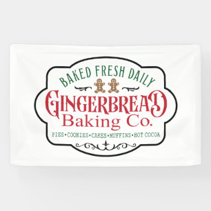 Banderoles Pôle Nord Gingerpain de boulangerie Compagnie Noël