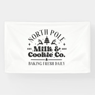 Banderoles Pôle Nord Lait et Cookies Cuisson fraîche quotidie