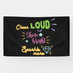 Banderoles Pom-pom girl Loud brillant brillant étincelle plus