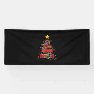 Banderoles Pompier Camion Arbre de Noël Hommes Femmes