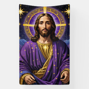 Banderoles Portrait de Noël de Jésus-Christ