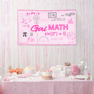 Banderoles Poster de la formule de mathématiques de la géomét