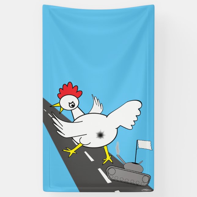 Banderoles Poulet géant ! (Vertical)