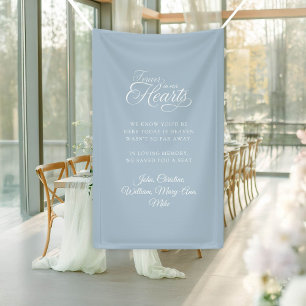 Banderoles Pour toujours dans nos coeurs ! Mariage de calligr