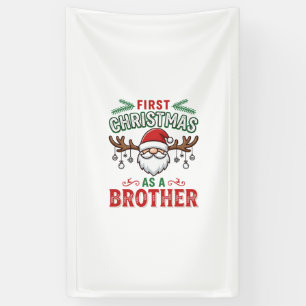 Banderoles Premier Noël en tant que frère Santa Gnome
