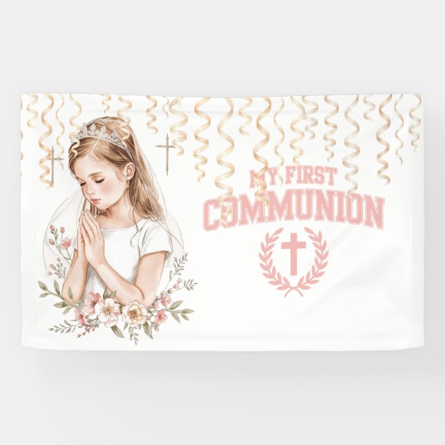 Banderoles Première communion (Horizontal)
