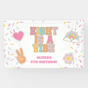Banderoles Preppy Patch Eight est une ambiance 8e anniversair