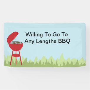 Banderoles Prêt à aller à n'importe quelle longueur BBQ