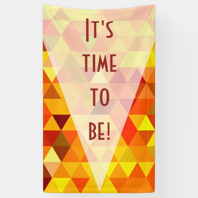 Banderoles Pretty Triangle pattern (Vertical)