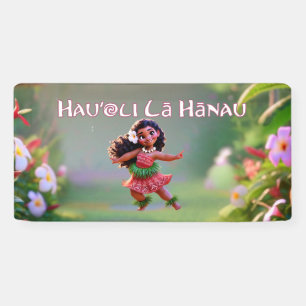 Banderoles Princesse Hula Hauʻoli