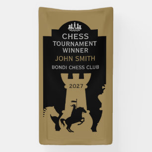 Banderoles Prix des joueurs d'échecs compétitifs