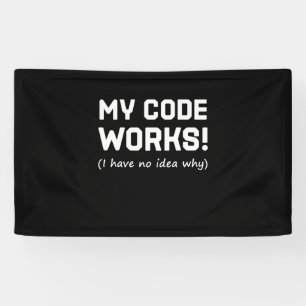 Banderoles Programmeur Mon code fonctionne