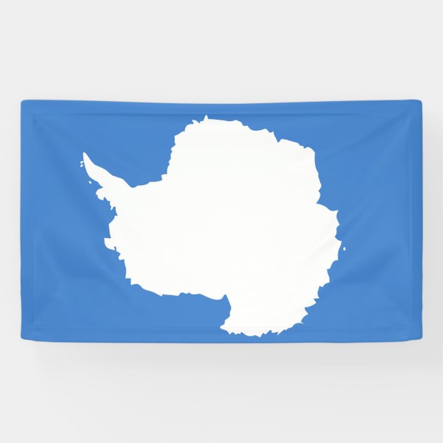 Banderoles Projet de drapeau de l'Antarctique (par Graham Bar (Horizontal)
