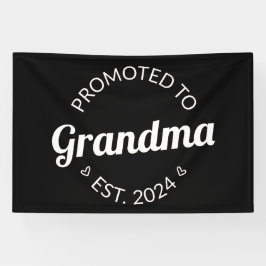 Banderoles Promu À Grand-Mère Est. 2024 I
