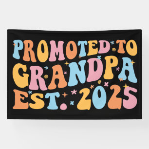Banderoles Promu À Grand-Père Est. III 2025