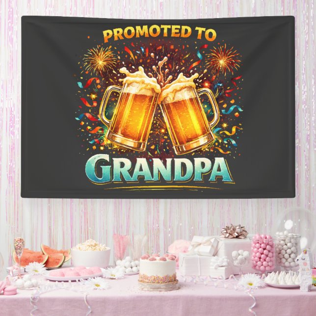 Banderoles Promu Grand-Père Futur (Fête)
