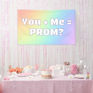 Banderoles Proposition Rainbow Prom