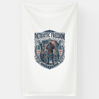 Banderoles Propriétaire de petite entreprise patriotique