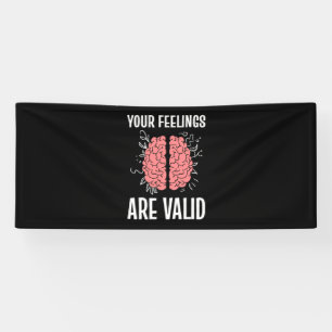 Banderoles Psychologue Vos Sentiments Sont Valables
