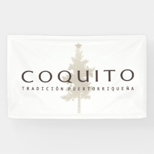 Banderoles Publicité pour Coquito Tradicion Puertorriquena