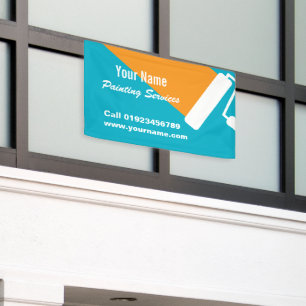 Banderoles Publicité pour services de peinture de peintre pro