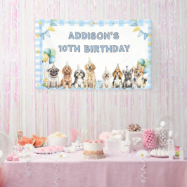 Banderoles Puppy Calling All Pawty Animals Birthday 