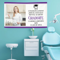 Purple Dental School Graduation Party Photo