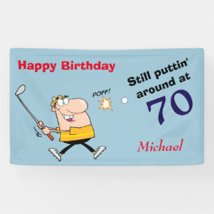 Banderoles Puttin' Environ 70 Golf Anniversaire