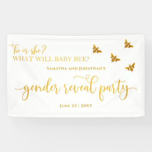 Banderoles Que va révéler le genre Baby Bee