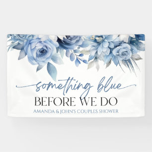 Banderoles Quelque Chose De Bleu Avant De Faire Floral Couple