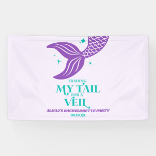 Banderoles Queue de commerce pour Veil Mermaid Bachelorette P