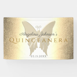 Banderoles Quinceanera 15e anniversaire Parties scintillant p