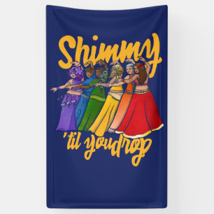 Banderoles Rainbow Belly Dancer Art Belly Dance Troupe