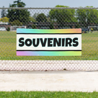 Banderoles Rainbow Souvenir Store Banner
