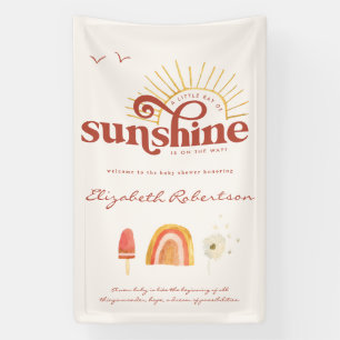 Banderoles Rayon de Soleil Baby Shower Bohème