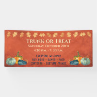 Récolte d'automne Citrouille Trunk or Treat